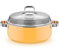 WMF Cacerola con tapa de cristal FUSINTEC MINERAL PRO 6ml/28cm Mango Yellow amarillo