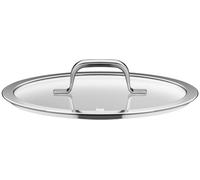WMF Fusiontec Mineral Pro 0520085290 - Tapa de cristal con mango de acero inoxidable (24 cm, apta para horno, hasta 180 °C, apta para lavavajillas)