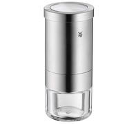 WMF Gourmet - Molinillo para Hierbas aromáticas, Acero inoxidable Cromargan, Especiero con Molinillo de cerámica, cortador para hierbas secas y especias