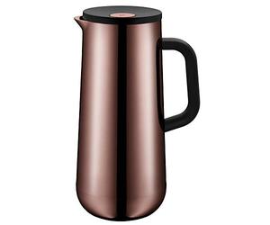 WMF Impulse - Jarra de vacío 1L, Termo para café o té con Cierre a presión, Mantiene Las Bebidas frías y Calientes Durante 24 Horas, Cobre Vintage
