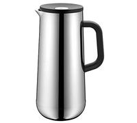 WMF Impulse - Termo 1L con Función Aislante Frío y Calor por 24h con Cierre a Presión mediante botón pulsador, Acero Inoxidable Cromargan 18/10, Plateado