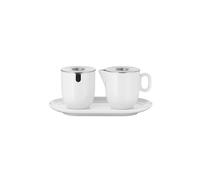 WMF Juego de azúcar y leche de 2 piezas BARISTA Blanco / Acero inoxidable blanco