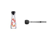 WMF - Juego de Botella de Agua Basic de Cristal con Sistema Close up + Cepillo de Limpieza de Botellas y jarras