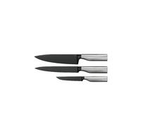 WMF Juego de cuchillos de 3 piezas ULTIMATE BLACK Cromargan Negro negro