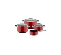 WMF Juego de ollas de 4 piezas FUSIONTEC MINERLA PRO Passion Red rojo oscuro
