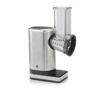 WMF Kitchenminis - Rallador Eléctrico con Accesorios Salad-To-Go, 150 W, Cromargan, 2 Velocidades, Negro/Plateado