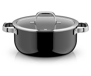 WMF, línea Function Pro Fusiontec Mineral Pro, olla para asados con tapa, 24 cm, color negro