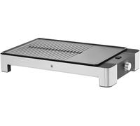 WMF Plancha/Grill sobremesa Lono – 2300 W placa desmontable con 2 funciones, antiadherente Cromargan
