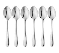 WMF Merit Cromargan protect - Juego 6 cucharillas de café / postre, acero inoxidable pulido, resistente a los arañazos, apto para lavavajillas