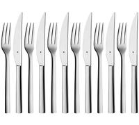 Wmf nuova juego 12 piezas cubierto steak, acero inoxidable pulido