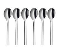 WMF Nuova - Set 6 Cucharillas Café o Té/Postre 11 cm, Acero Inoxidable Pulido Cromargan, Aptos para Lavavajillas