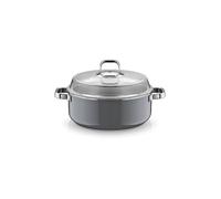 WMF Olla para estofar con tapa de cristal FUSINTEC MINERAL PRO 6ml/28cm Platinum gris