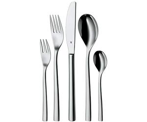 WMF Palermo - Cuberteria 30 Piezas 6 Comensales de Acero Inoxidable Cromargan con Acabado Pulido, Apto para Lavavajillas