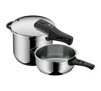 WMF Perfect - Olla a presión de 6,5 L + 3,0 L Acero inoxidable 18/10