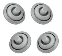 Wmf Perfect Plus - Juego de 4 juntas indicadoras de presión de silicona aptas para alimentos, piezas de repuesto, anillo de sellado gris