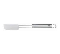 WMF Profi Plus - Espátula de Silicona Blanca 24cm, Lengua de Gato con mango de Acero Inoxidable Cromargan Parcialmente mate, Apto para lavavajillas, Resistente al calor hasta 200°C