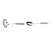 Wmf Profi Plus Espumadera Calada Fina, Acero Inoxidable Pulido + Profi Plus Cuchara De Servir, Acero Inoxidable Pulido