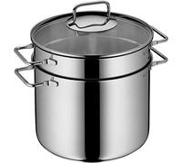 WMF Olla para pasta Profi Plus, acero inoxidable pulido, 24 cm