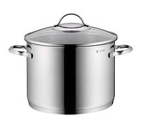 WMF Provence Plus - Olla Alta 24cm, 8,8 Litros para Verduras con Tapa de Cristal, Acero Inoxidable Cromargan Sin Revestimiento Antiadherente, Apto para Inducción