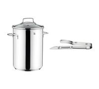 WMF Set Espárragos - Olla Alta 16 cm Con Cestillo y Pelador 17 cm, Acero Inoxidable Cromargan, Para Todo Tipo de Cocinas