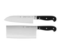 WMF Spitzenklasse Plus - Asia Juego 2 Piezas, 2 Cuchillos con Hoja de Acero Templado Completamente Forjado