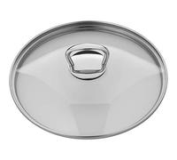 WMF Tapa de Cristal de 20 cm con Mango de Metal Cuadrado, Tapa para ollas y sartenes, Cristal Resistente al Calor, Apto para lavavajillas