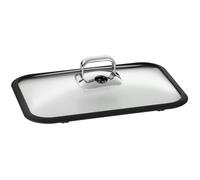 WMF Tapa de Cristal Vitalis con Borde de Silicona y Sello de Silicona, Apta para lavavajillas