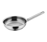 WMF Ultimate - Sartén de acero inoxidable (20 cm, sin revestimiento, base plana, apta para inducción, acero inoxidable Cromargan, apta para horno, apta para lavavajillas)