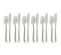 WMF Virginia Cromargan Protect - Cubiertos para Pescado, 12 Piezas, Color Plateado