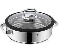 WMF Vaporera Vitalis 1743016040 28 cm 5 L Acero Cromargan, tapa de cristal con termómetro