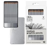 Winsor & Newton Lápices grafito Studio Collection Medio x12