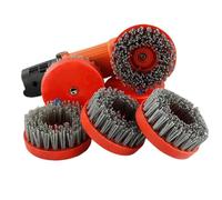 Wodsty Cepillo abrasivo de nylon de 4 pulgadas para pulir piedra de | Cepillo de carburo de silicio de nylon de 4 pulgadas para pulir granito