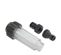 Wodsty Filtro de agua para limpiadora de alta presión Karcher K2-K7, colador de malla de 150 mm, conexión G3/4, hasta 175 PSI, carcasa de plástico resistente