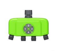 Wodsty Ordenador de riego inteligente WiFi con sensor de humedad del suelo | Ordenador de riego inteligente WiFi, temporizador de riego de jardín, control por aplicación, dispensador de agua con medidor