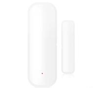 Wodsty Para sensor de puerta Zigbee compatible con tuya Smart, contacto magnético de ventana para alarma de seguridad, fácil instalación, blanco (para zigbee)