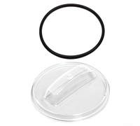 Wodsty Tapa de filtro de arena con junta tórica P6563ASS16 y sello de pantalla de filtro, cubierta de repuesto transparente compatible con los modelos 58486 58497 58498 58499 58500 58692, ABS + goma