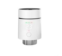 Wodsty Válvula de radiador inteligente Zigbee 3.0 para sistema Tuya, actuador compacto para control de temperatura ambiente, carcasa ABS, color blanco