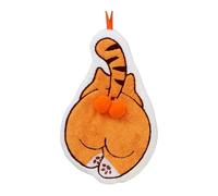 Woedpez Toalla Lista para Ganchos con Cuerpo de Microfibra, B | Bucle integrado y divertidos detalles felinos, toalla de mano de microfibra, colocación de gancho cerca del