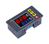 Woideklu Interruptor de Relé Temporizador Digital con Diferentes Modos, DC 12v