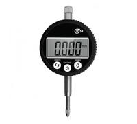 Woideklu Medidor Digital Indicador Calibrador Reloj Comparador Medidor de Precisión con Cuerpo Redondo Negro y Punta de Contacto Pantalla Clara y Lectura