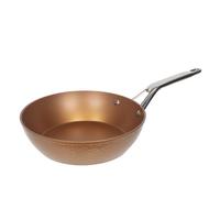 San Ignacio Origen - Wok de 28cm - Aluminio Fundido A Presión - Interior Quantanium Con Recubrimiento En Polvo Diamantado - Punto Inducción - Asa Soft Touch En Negro
