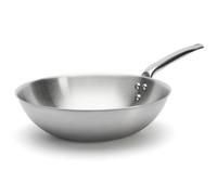 Wok ALCHIMY 28 cm, plateado, acero inoxidable, de Buyer