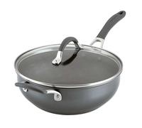 Wok de inducción SCRATCHDEFENSE A1 26 cm, 4,25 l, con tapa, aluminio, Circulon