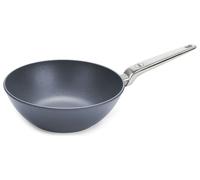 Wok DIAMOND LITE PRO, 32 cm, para inducción, mango de acero inoxidable, titanio, WOLL