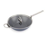 Wok SPACE 1000035 32 cm, con tapa, azul, aluminio, Joseph Joseph