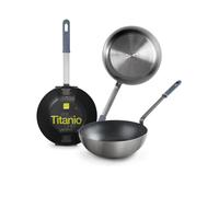 Wok Titanio Chef Ibili 30 Cm - Antiadherente