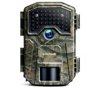 WOLFANG Cámara de Caza, Camara Fototrampeo 48MP 4K HD, Nocturna 940 NM LED IR Sin Brillo con 0,3s Activación, Cámara Caza Impermeable IP66 para Vida Silvestre y Monitoreo de Seguridad WT01