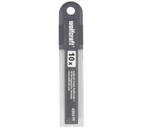 wolfcraft 10 cuchillas separables de 18 mm, 8 segmentos I 4303000 I Accesorio para cúter de cuchillas separables