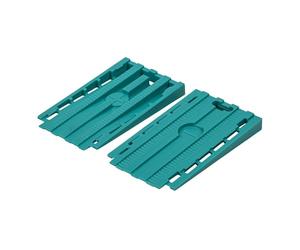 wolfcraft 120 cuñas universales I 8649000 I Las versátiles cuñas 2 en 1 I Se pueden utilizar como distanciadores para juntas de dilatación o como cuña