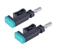 Wolfcraft Abrazadera Aplacacantos KS 24 3037000 para sargentos 3 cm 2 unidades negro/verde